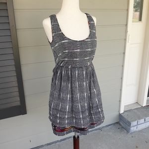 Free People New Romantics embroidered fit and flare dress size 0